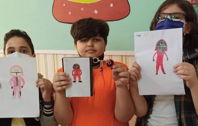 کلاس حضوری هنر، پایه پنجم 2