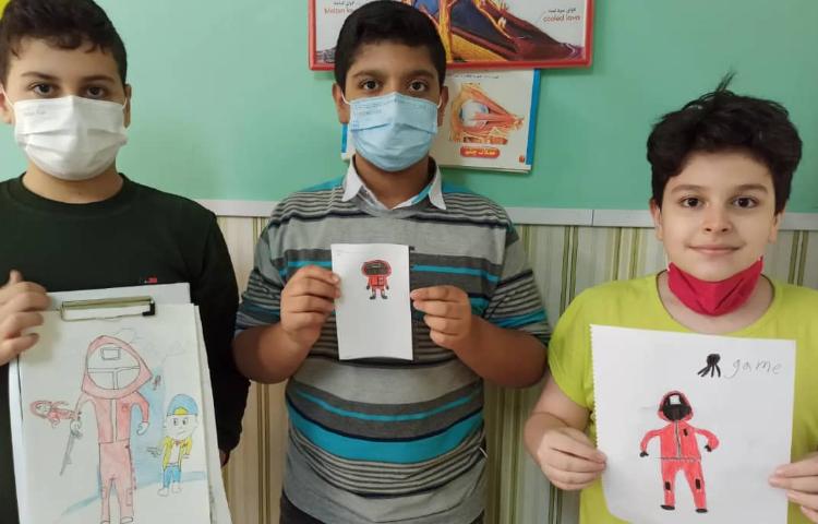 کلاس حضوری هنر، پایه پنجم