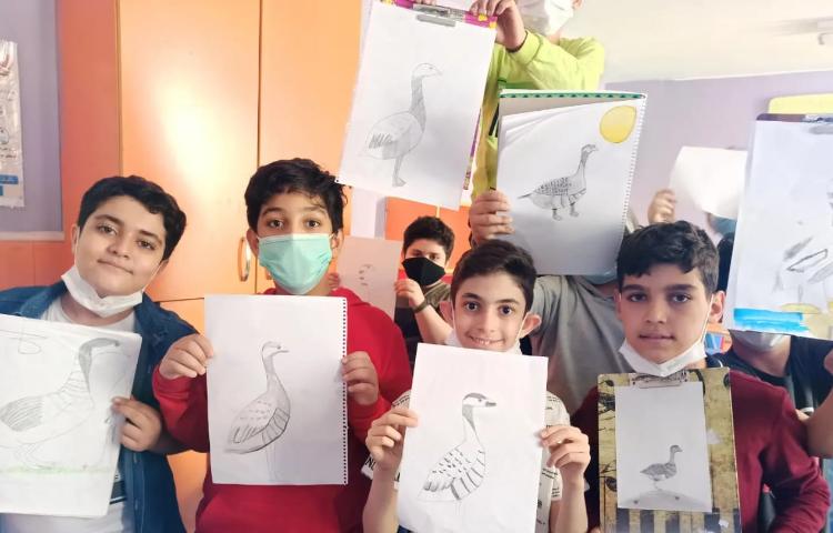 کلاس حضوری هنر، پایه چهارم 1