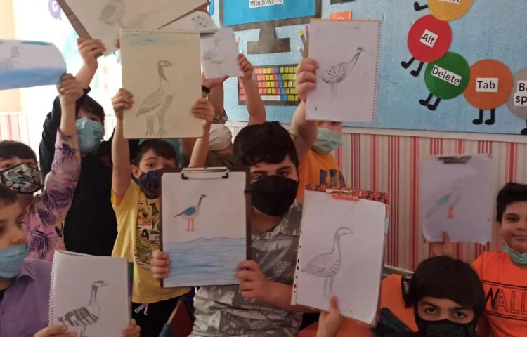 کلاس حضوری هنر، پایه چهارم 3