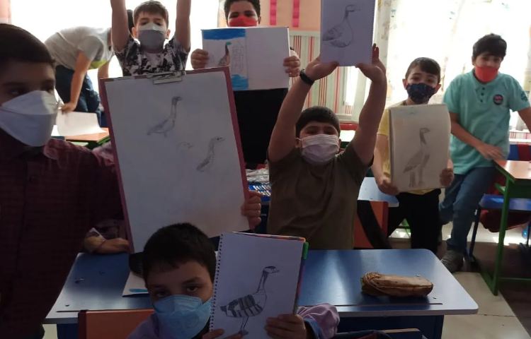 کلاس حضوری هنر، پایه چهارم 4