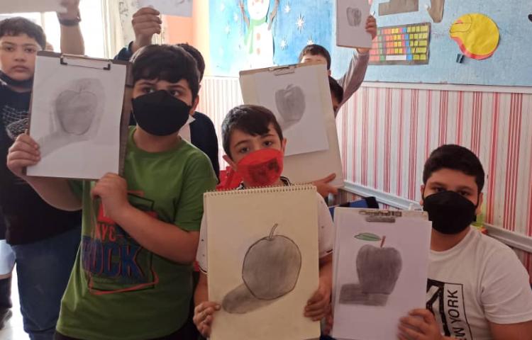 کلاس حضوری هنر، پایه چهارم 5