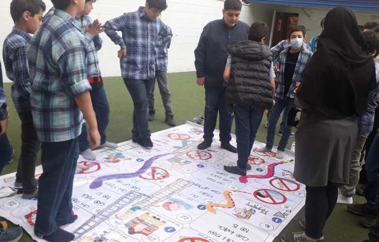 کلاس خلاق با بازی پایه ششم دبستان علوی 4