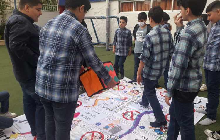 کلاس خلاق با بازی پایه ششم دبستان علوی 5