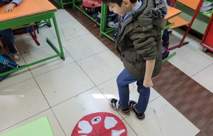 کلاسScience درسFive senses