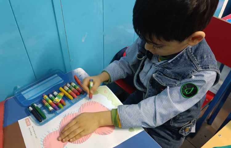 کلاس دستان توانا کلاژ آدم برفی 1