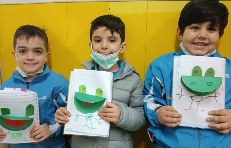 :کلاس دستان توانمند، کاردستی قورباغه