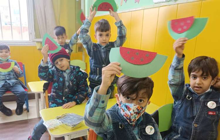 :کلاس دستان توانمند، کاردستی هندوانه (ه) 3