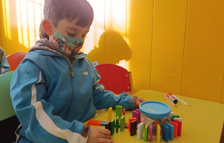 :کلاس دومینو، چیدن دومینوها به صورت گردی