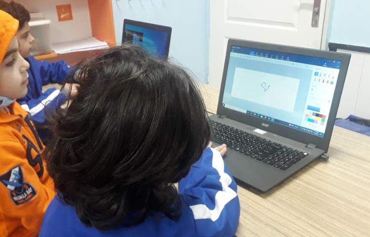 کلاس رایانه (آشنایی با برنامه پینت) 1