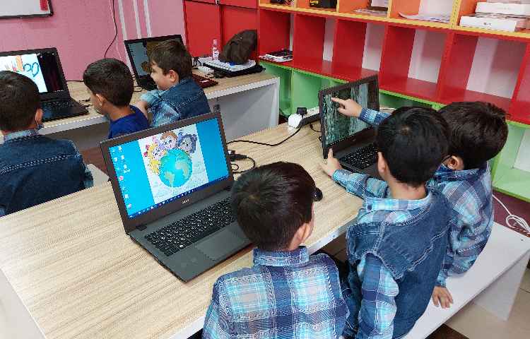 :کلاس رایانه، آموزش ایجاد و تغییر نام و پاک کردن پوشه، کلاس سیب 2