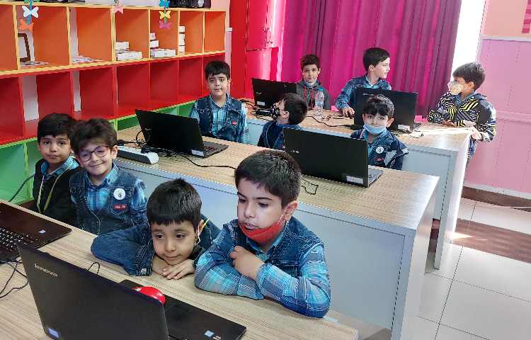 :کلاس رایانه، آموزش تنظیم محافظ صفحه نمایش، کلاس انگور 1