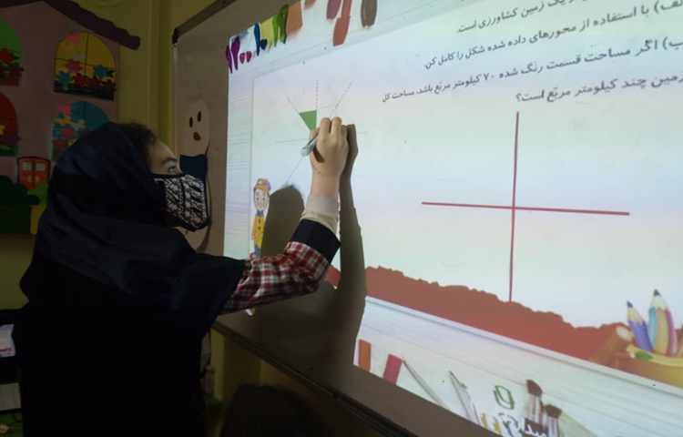 کلاس ریاضی، حل تمرینات تقارن محوری