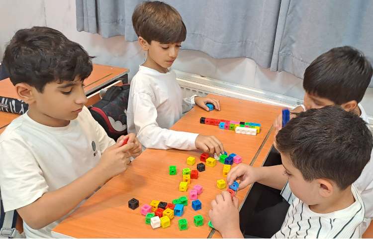 کلاس ریاضی فعالیت و الگو یابی اعداد 3