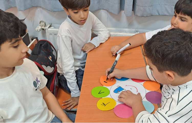 کلاس ریاضی فعالیت و الگو یابی اعداد 4