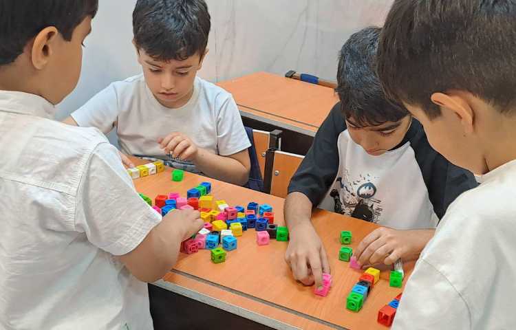 کلاس ریاضی فعالیت و الگو یابی اعداد 6