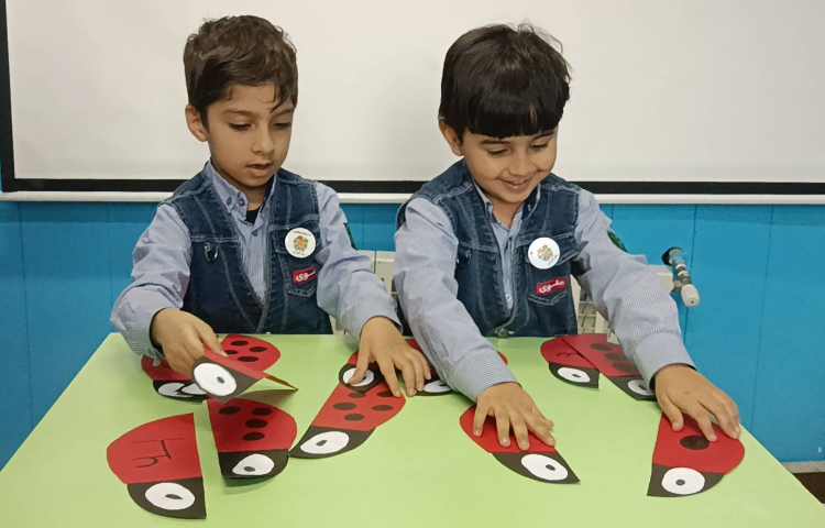 کلاس ریاضی موضوع مرور اعداد 1تا 5