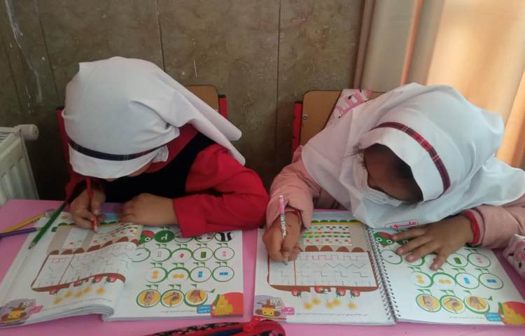 کلاس ریاضی پایه دوم لاله 2 :مفاهیم ریاضی:تدریس الگو و عدد 1،2 2