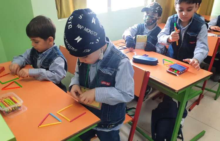 کلاس ریاضی کار با چینه 3