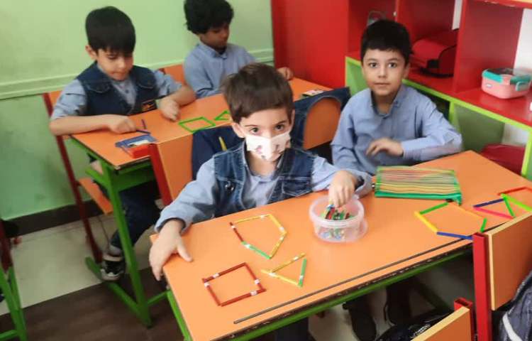 کلاس ریاضی کار با چینه 5