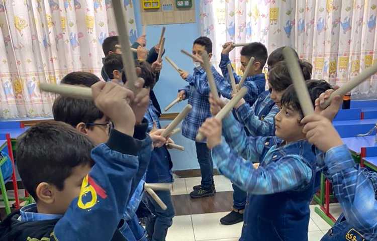 کلاس ریتم و گیم دانش آموزان پایه دوم 1