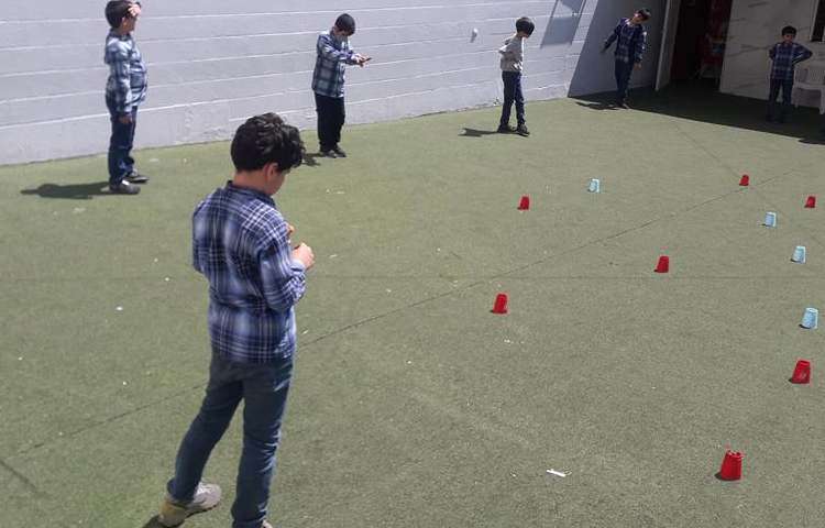 کلاس ریتم و گیم دانش آموزان چهارم دبستان