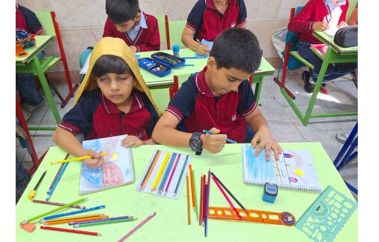 کلاس سوم 1 ،نقاشی همراه با داستان 1