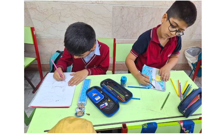 کلاس سوم 1 ،نقاشی همراه با داستان 4