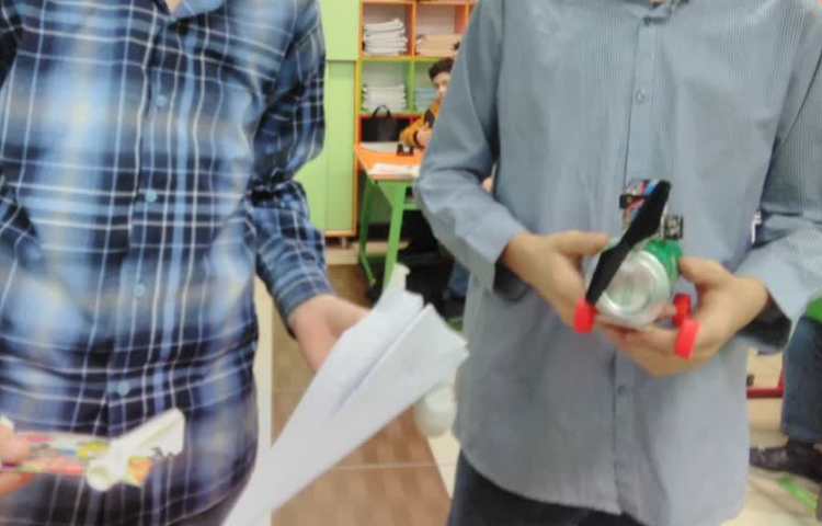 کلاس علوم با موضوع ساخت ماشین درس هشتم علوم 7