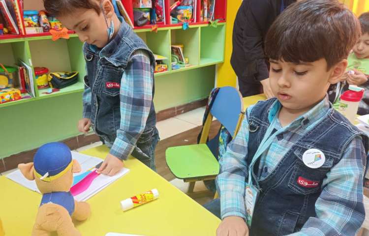 :کلاس ماهر شو، کاردستی بالون با حرف ب