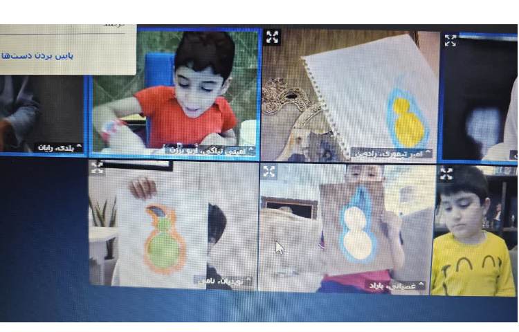 کلاس مجازی کاردستی ادم برفی