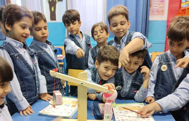 کلاس مفاهیم ریاضی موضوع سبک و سنگین 3