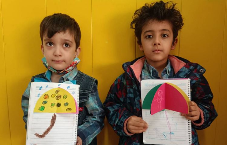 :کلاس مفاهیم نوشتاری با موضوع کاردستی (چ) آغاز چتر 1