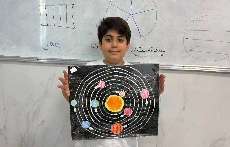 کلاس نجوم هدبند منظومه شمسی و کاردستی منظومه شمسی 4