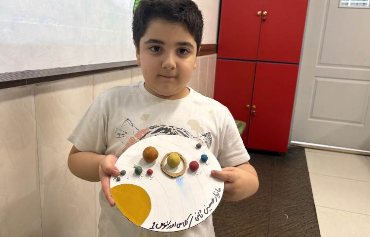 کلاس نجوم کاردستی منظومه شمسی 1