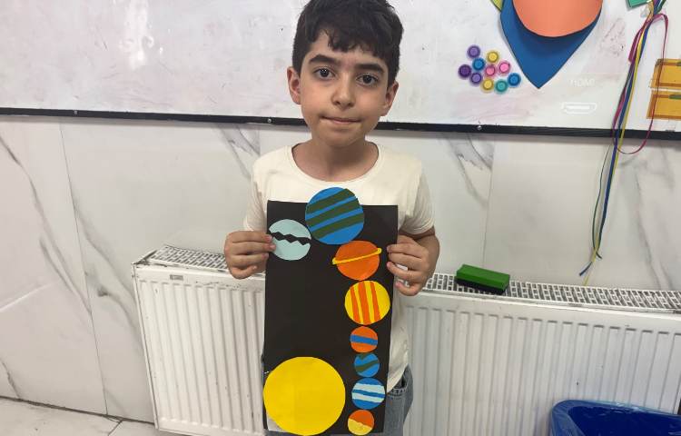 کلاس نجوم کاردستی منظومه شمسی 1