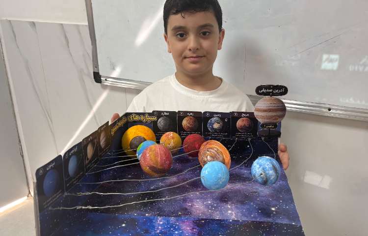 کلاس نجوم کاردستی منظومه شمسی 2