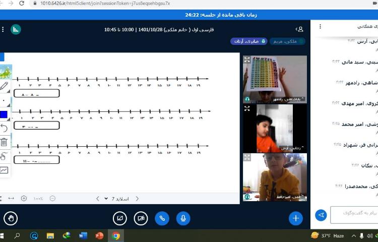:کلاس های آنلاین کلاس انگور 3