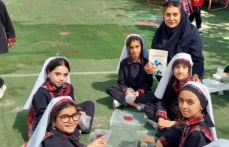 کلاس های بدون دیوار cwow دبستان دخترانه پرتوعلوی شیراز