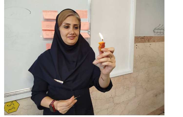 کلاس هنر (آموزش شمع سازی) 4