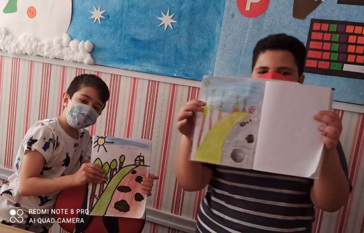 کلاس و فعالیت حضوری هنر 8