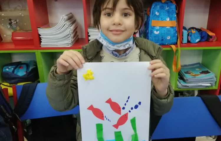 کلاژ با کاغذکشی و کاغذرنگی