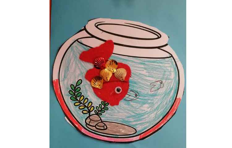 کلاژ تنگ ماهی،کاردستی نوروز 2