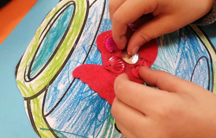 کلاژ تنگ ماهی،کاردستی نوروز 4