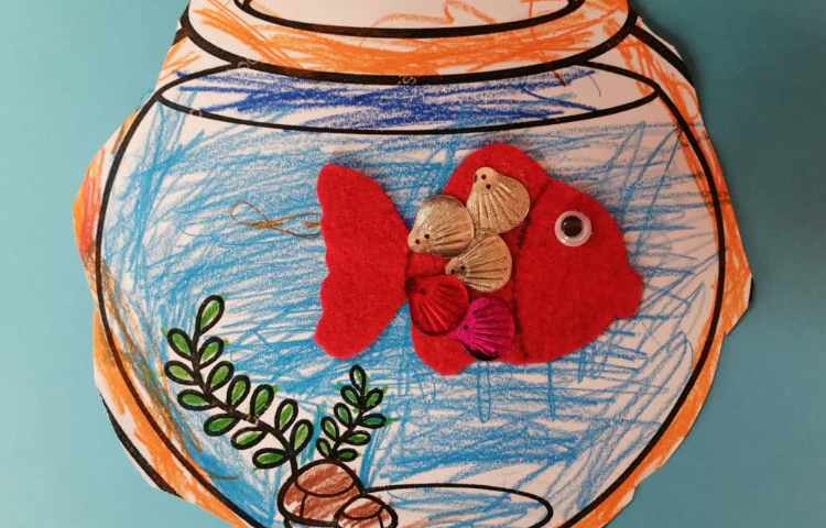 کلاژ تنگ ماهی،کاردستی نوروز 7