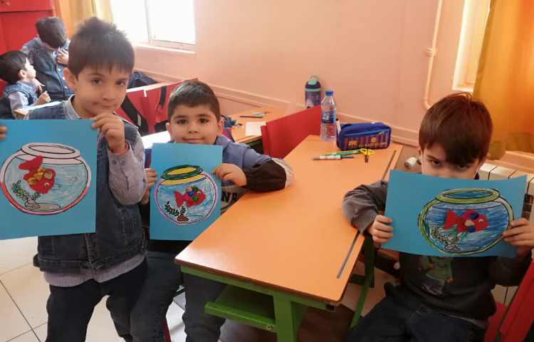 کلاژ تنگ ماهی،کاردستی نوروز 8