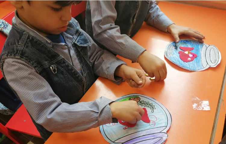 کلاژ تنگ ماهی،کاردستی نوروز 9