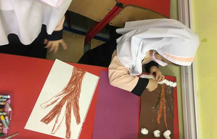 کلاژ درخت زمستانی 1