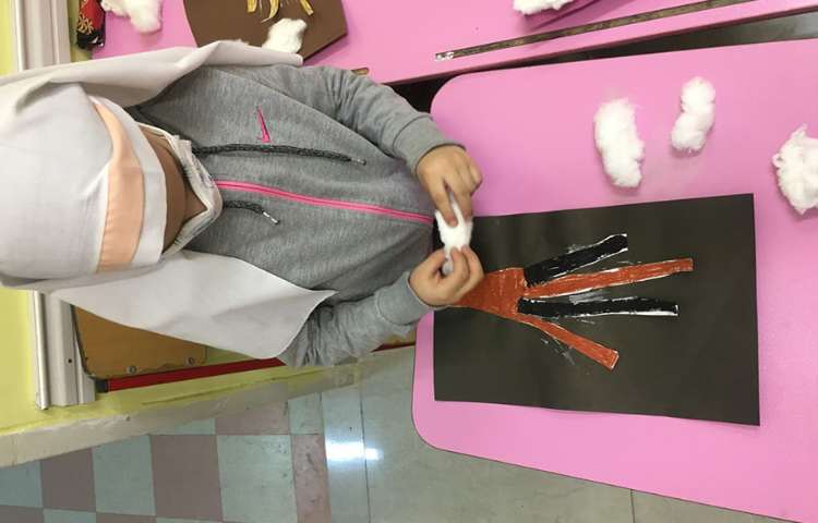 کلاژ درخت زمستانی 2