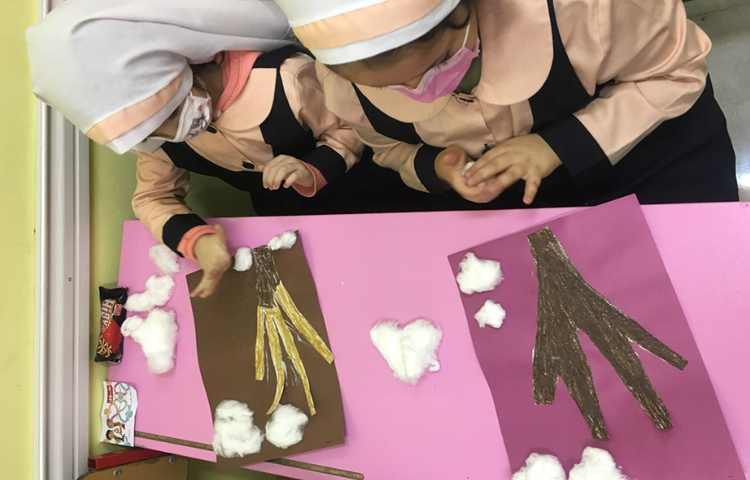 کلاژ درخت زمستانی 3